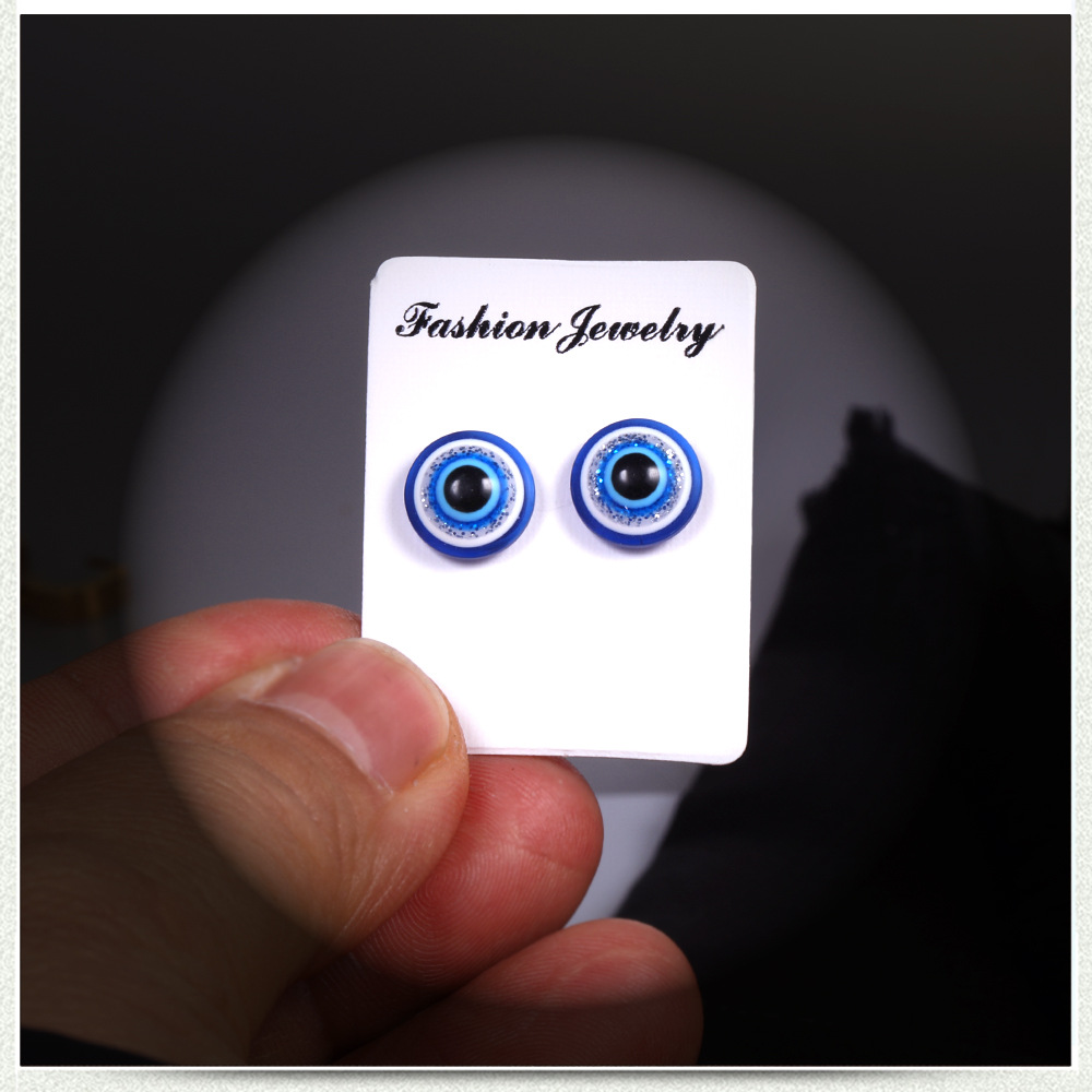 Fashion Eye Resin Ear Studs 1 Pair display picture 9