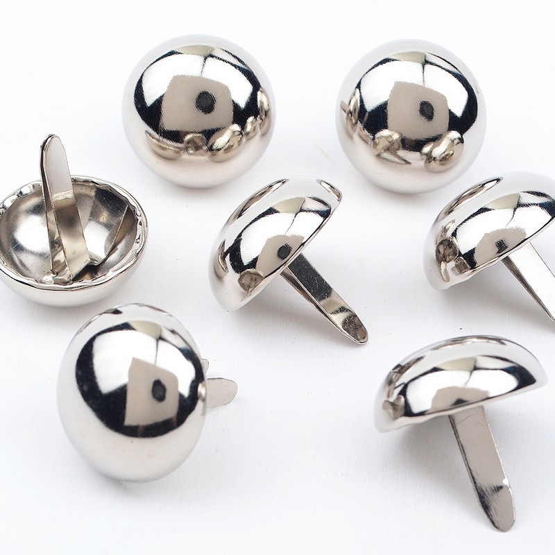 泡钉 圆形脚钉 两爪泡钉 奥道五金厂直供diy手工饰品配件