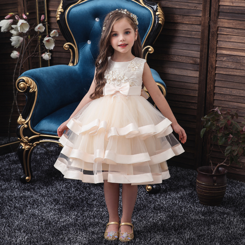Children's Dress Pettiskirt Girls Princess Skirt Dress Autumn Children Dress display picture 27