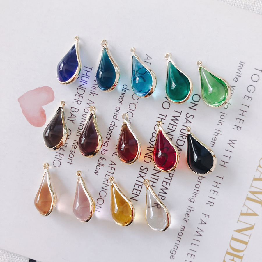 20g Weight Pendant Jewelry Making Type Zircon Inlay Material DIY Jewelry Accessories Classification 10 PCS/Package Quantity Glass Material Water Droplets Pattern Inlay Design Simple Style, Classic Style Style 10 PCS/Package Glass Zircon Water Droplets Pendant 无