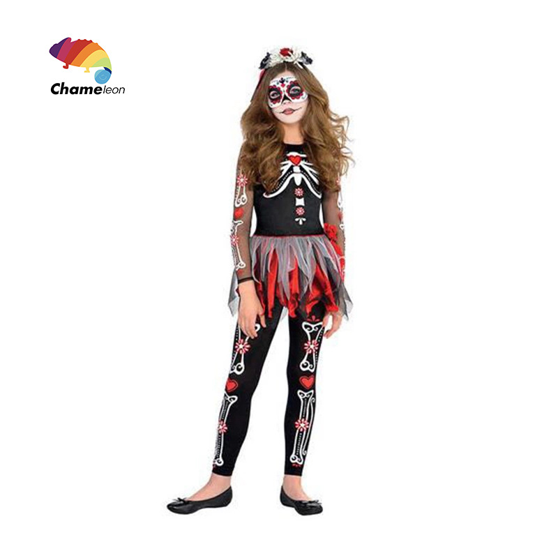 万圣节骷髅女孩12拷贝