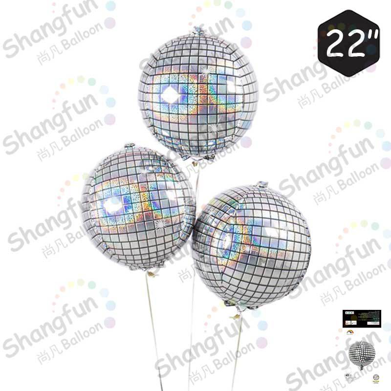 镭射22寸迪斯科四面球1
