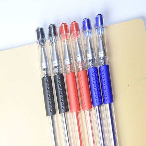 Advertising pen, EU standard neutral pen 0.5mm bullet tip, black, blue, red, water-based pen, office supplies, signing pen, bulk pack, one piece