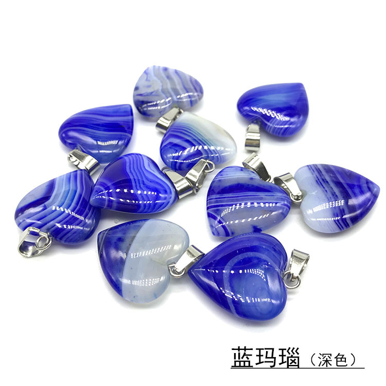 5g Weight Pendant Jewelry Making Type Agate Material Solid Color Pattern Satin Finish Polishing Design Classic Style Style Coffee, White, Purple, Red, Green, Blue, Yellow, Black Color Agate Solid Color Satin Pendant 27