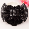 Hair accessory, colour circle, hair mesh, cloth with bow, hair rope, Korean style