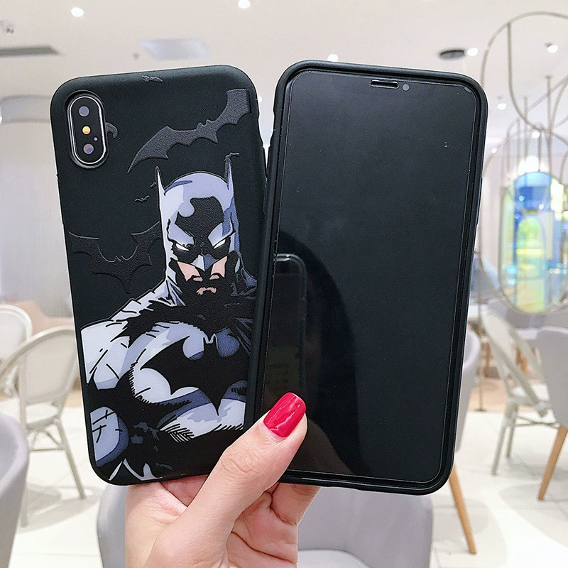 Apple, мультфильмы совместимые комиксы, чехол для телефона, iPhone 13, матовый iPhone13 Pro для мужчин и женщин, Бэтмен, iphone