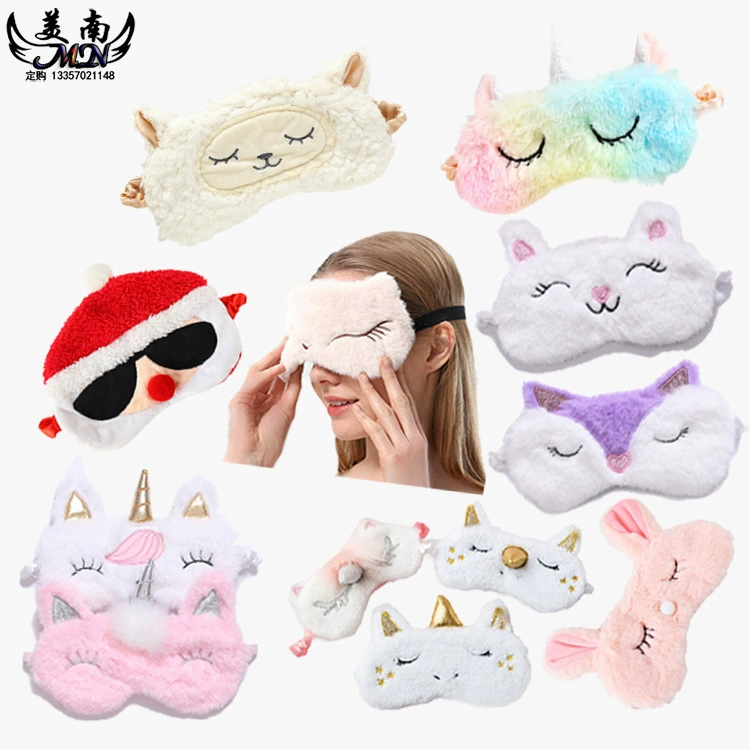 Cartoon cute sleep mask, eyes protection, custom-made