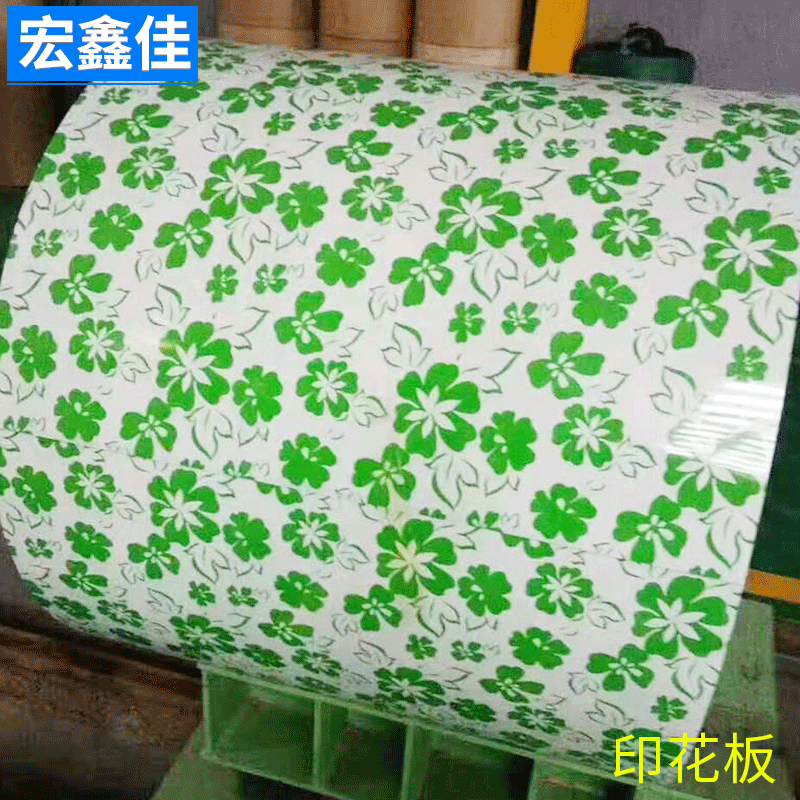 方格花格印花板厂家供应彩钢印花板 花型印花板 耐用青花瓷彩涂板