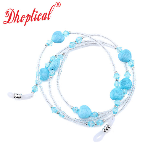 Heart-shaped glasses chain, Internet celebrity retro glasses lanyard, anti-slip chain European and American glasses strap B063