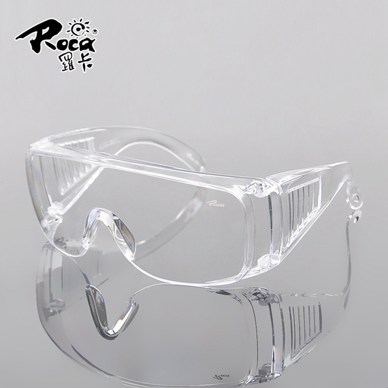 护目镜透明防冲击防风沙防尘护目平光男女骑行防刮擦防护眼镜|ms