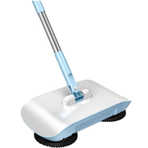 2-in-1 Sweeper Vacuum Cleaner - PP Material, No Electricity Needed