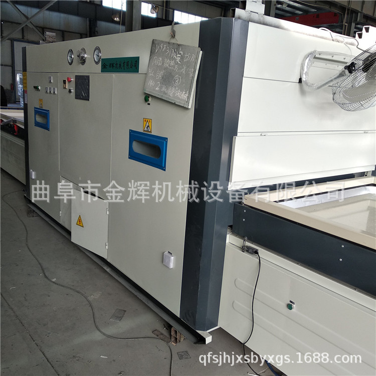 木工机械全自动真空覆膜机 PVC吸塑机 双工位顶加温覆膜机