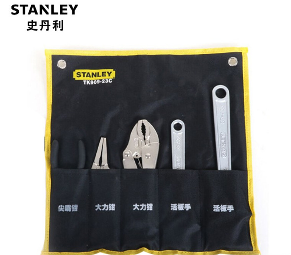 史丹利 5件活动扳手和钳套装  TK909-23C
