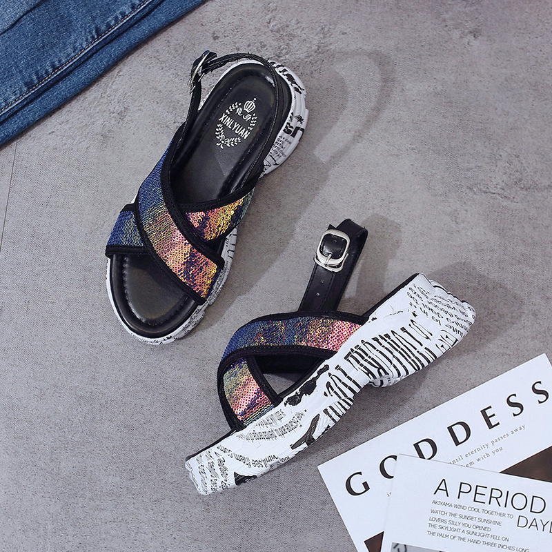 Chaussures été pour femme en Caoutchouc - Ref 3346551 Image 14