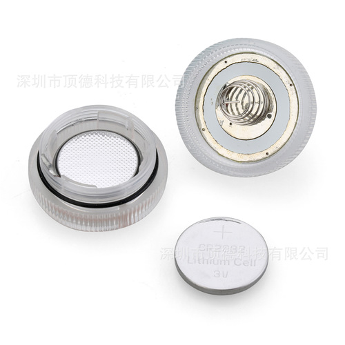 Fish tank aquarium landscape waterproof candle light seven-color slow flashing LED button diving light underwater decoration light underwater light