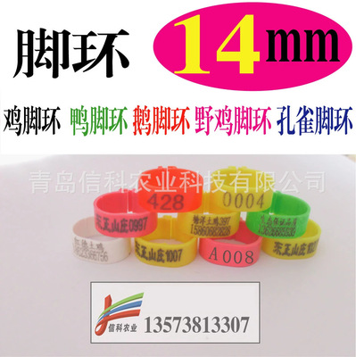 14mm 野鸡脚环  鸡脚环 鸭脚环 鹅脚环|ms