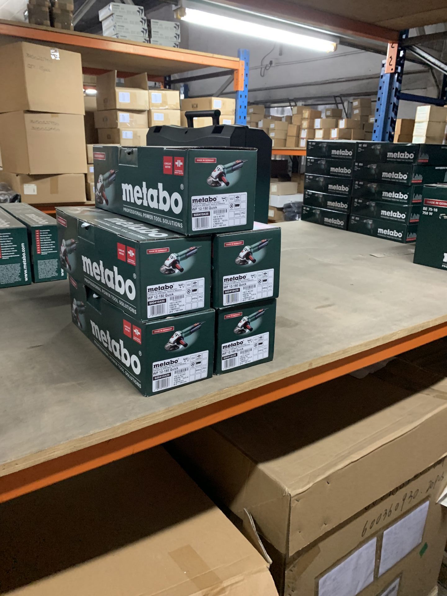 现货批发德国 metabo 麦太保 安全式开关打磨机 WP12-150Quick