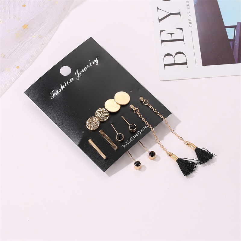 Best Selling New Tassel Set Earrings Wholesales Fashion display picture 2