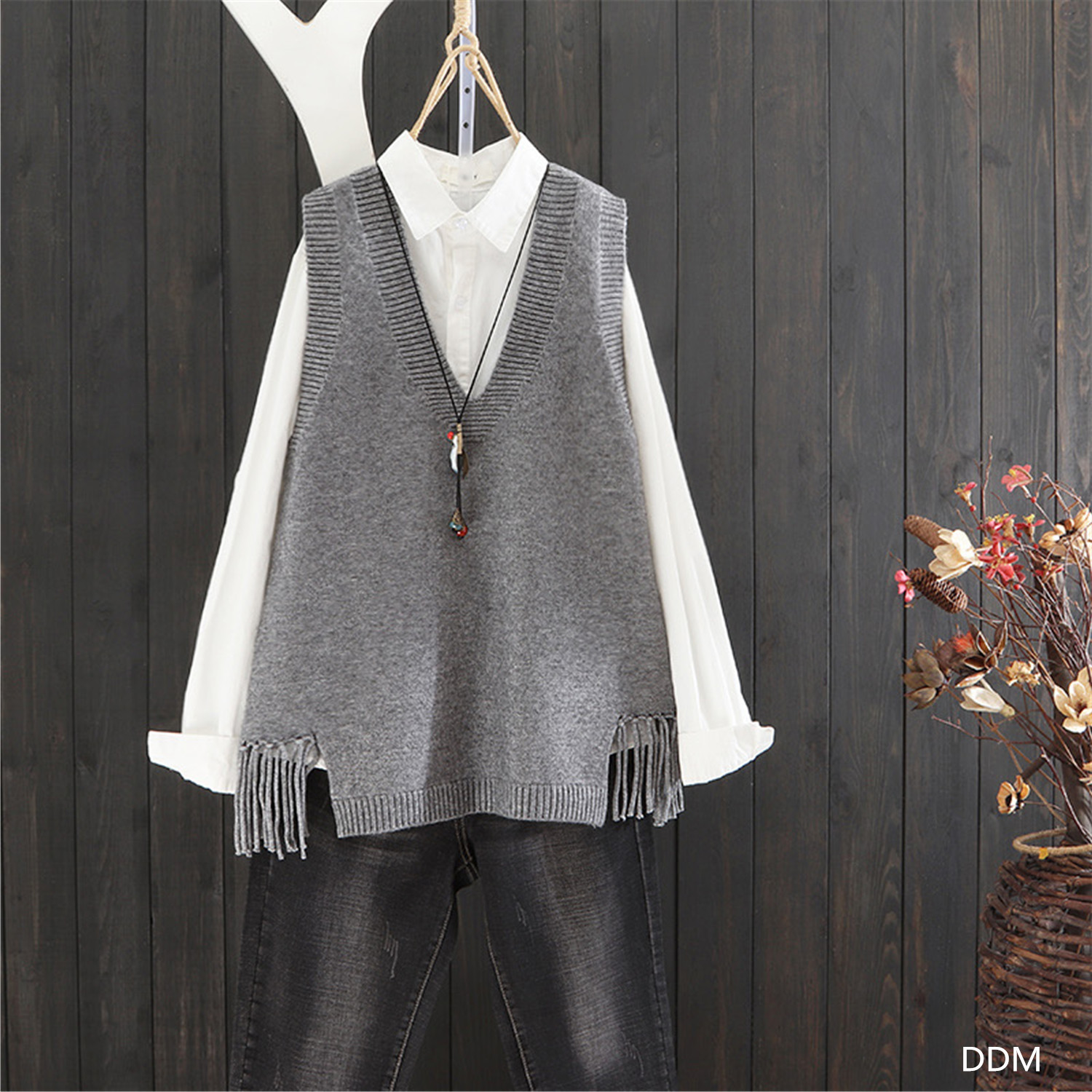 Gilet femme en Fil de base - Ref 3316419 Image 7