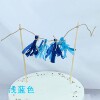 Paper flow Sura flag cake plug -in cake decorative wedding dessert dessert birthday party theme cake account plug card