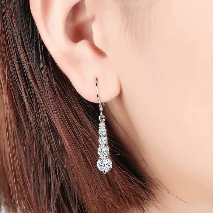 Copper earrings, fitted, wholesale