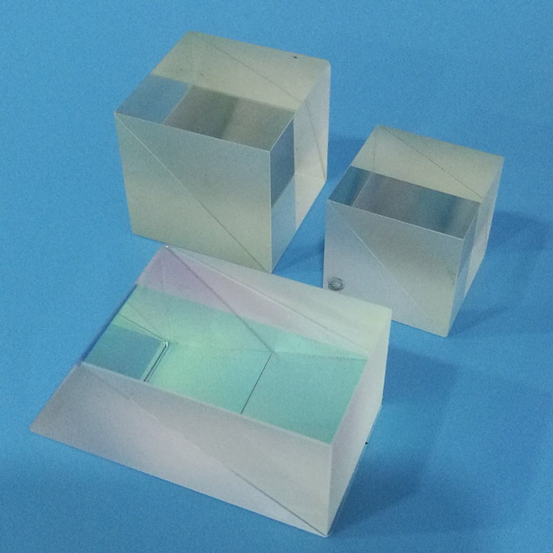 六面光学玻璃合色棱镜 创意摆件光立方加工分光棱镜