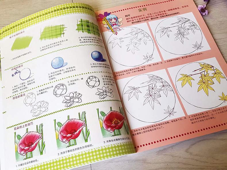 色铅笔技法入门曼妙植物彩铅画基础技法教程书色铅笔的温情手绘 阿里巴巴