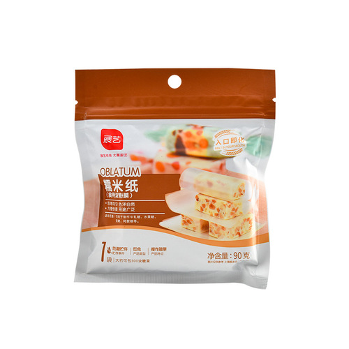 Show off Noodle Paper 90g Edible Taffy Snowflake Crispy Candy Packaging with 500 Pieces of Collagen Gao Gao Candy