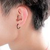 Trend multicoloured fashionable ear clips suitable for men and women, earrings, accessory, 13mm