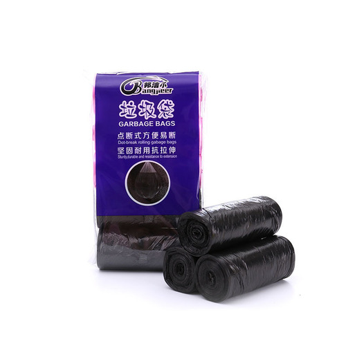 10 roll batch large household thickened point break type continuous roll garbage bag 50*45cm factory direct sale