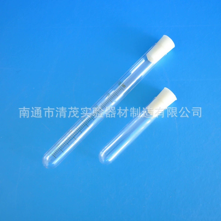 Тест стеклянной центрифужной пробирки 12/13/15/18/20/25/30 мм с пробкой из силикагеля