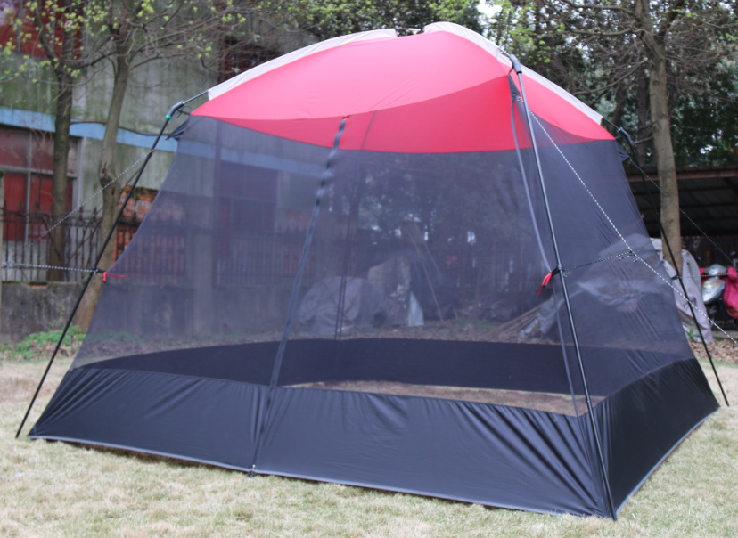 [Customized] Single-layer multi-person tent factory direct gauze net awning anti-mosquito gardening tent park picnic