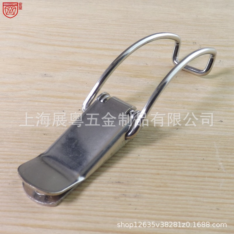 AW115A acero inoxidable 201 cierre de tapa de barril cierre de gancho largo cierre de gancho alargado cierre de tracción fijo cierre de bolsa