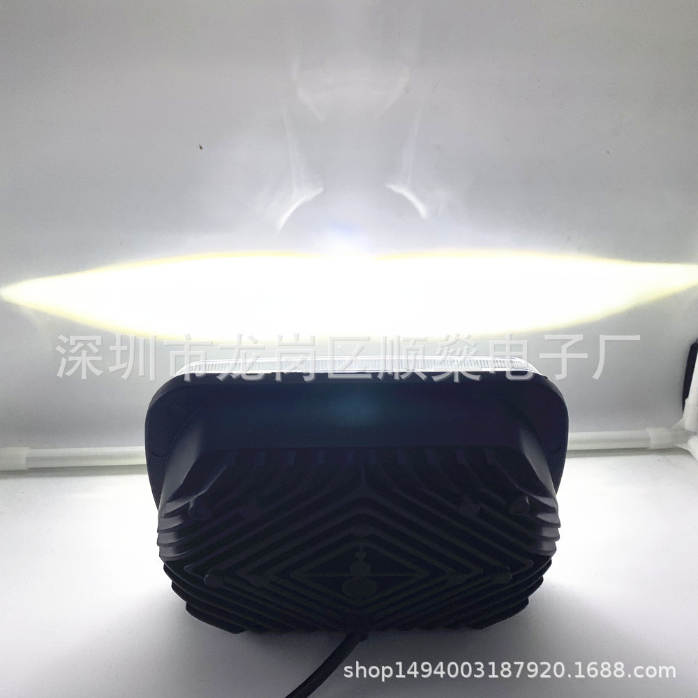 New car LED light motorcycle headlight 7-inch 90W spotlight far and near light belt daytime running light modified car light