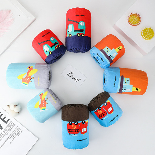  New Children's Socks for Autumn/Winter, Cartoon Waterproof Sleeve Guards for Boys, Infants and Toddlers, Anti-Dirt Baby Sleeve Heads for Girls