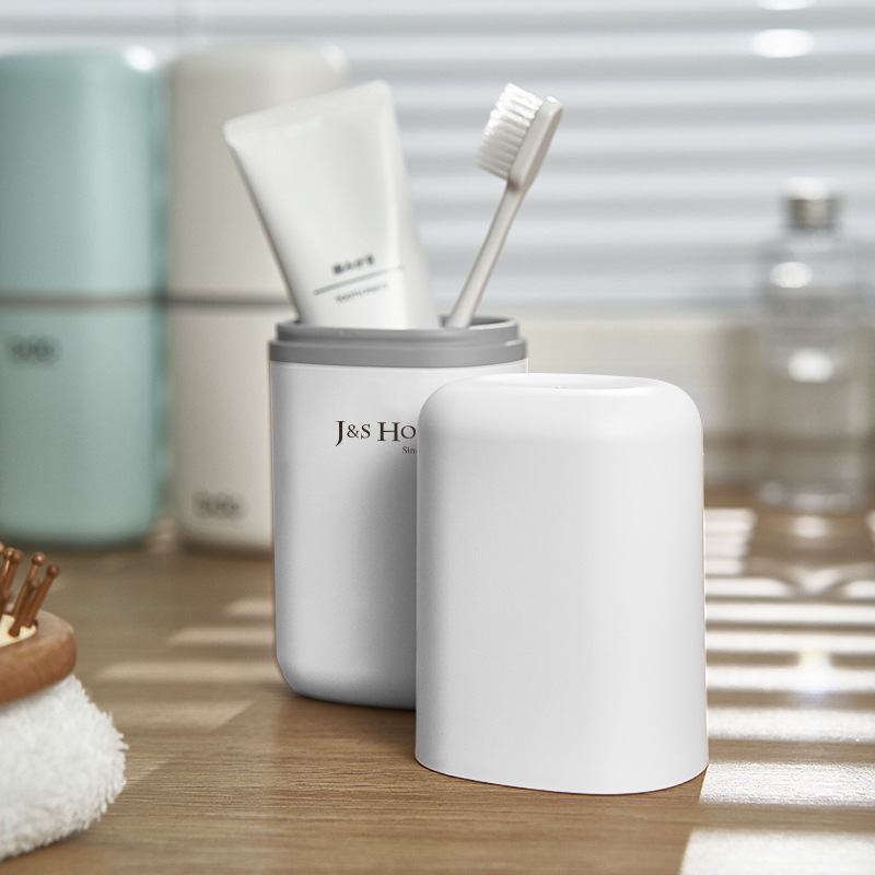Portacepillos de dientes portátil caja de cepillo de dientes taza pasta de dientes caja de cepillo de dientes simple creativo enjuague bucal Taza traje de viaje taza de lavado