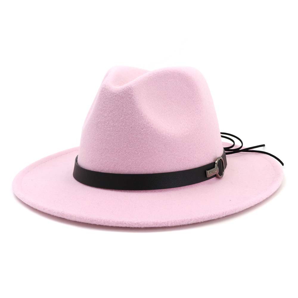 Women Wool Felt Jazz Fedora Hats