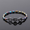 Fashionable trend ankle bracelet, elastic beaded bracelet handmade, ball, European style, simple and elegant design