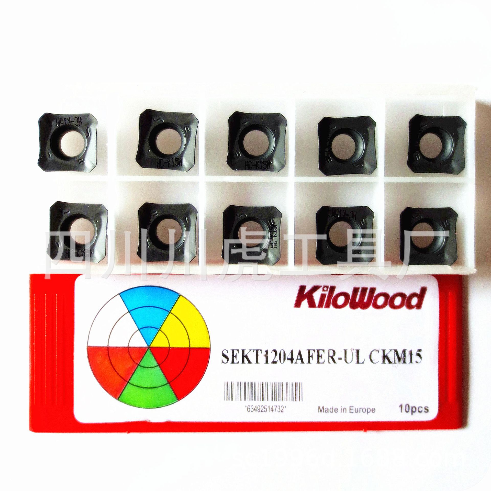 成都千木数控刀片/KiloWood铸件刀片：SEKT1204AFER-UL CKM15