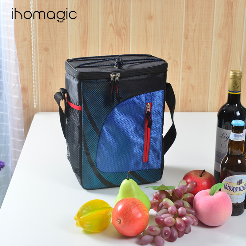 饮料酒水便携式午餐包 手提式牛津布保温包 大容量户外野餐冰包