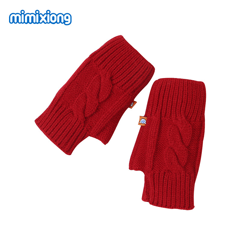 ins热卖款秋冬新款可爱针织手套