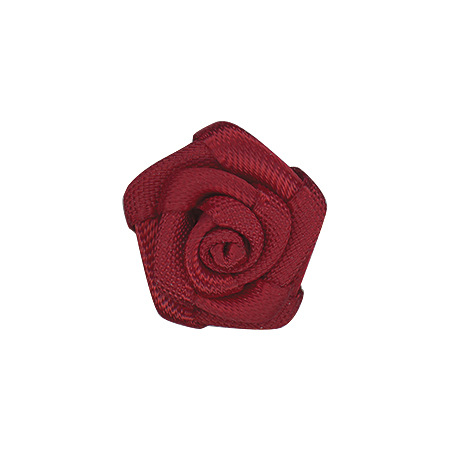 Yao Ming cinta tocado Decoración Ropa Rosa pequeña flor hecha a mano DIY de tres puntos de cinco ángulos cinta de poliéster Rosa pequeña flor
