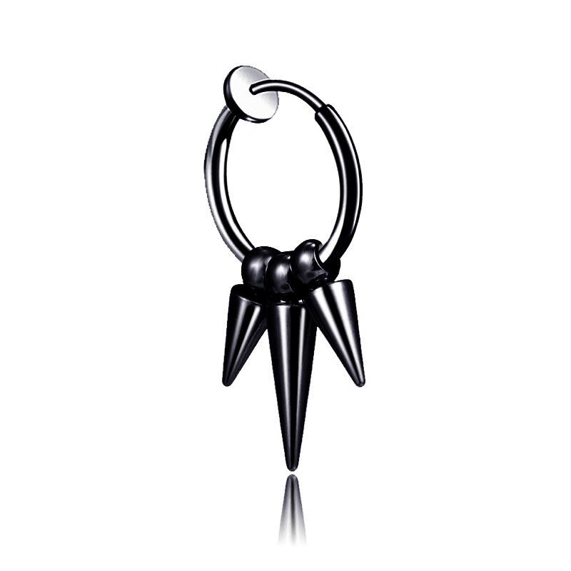 Three -pointed black in the ear clip