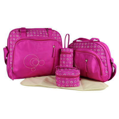 妈妈包套件时尚旅行包斜跨包手提包厂家直销妈咪套包外贸印花包