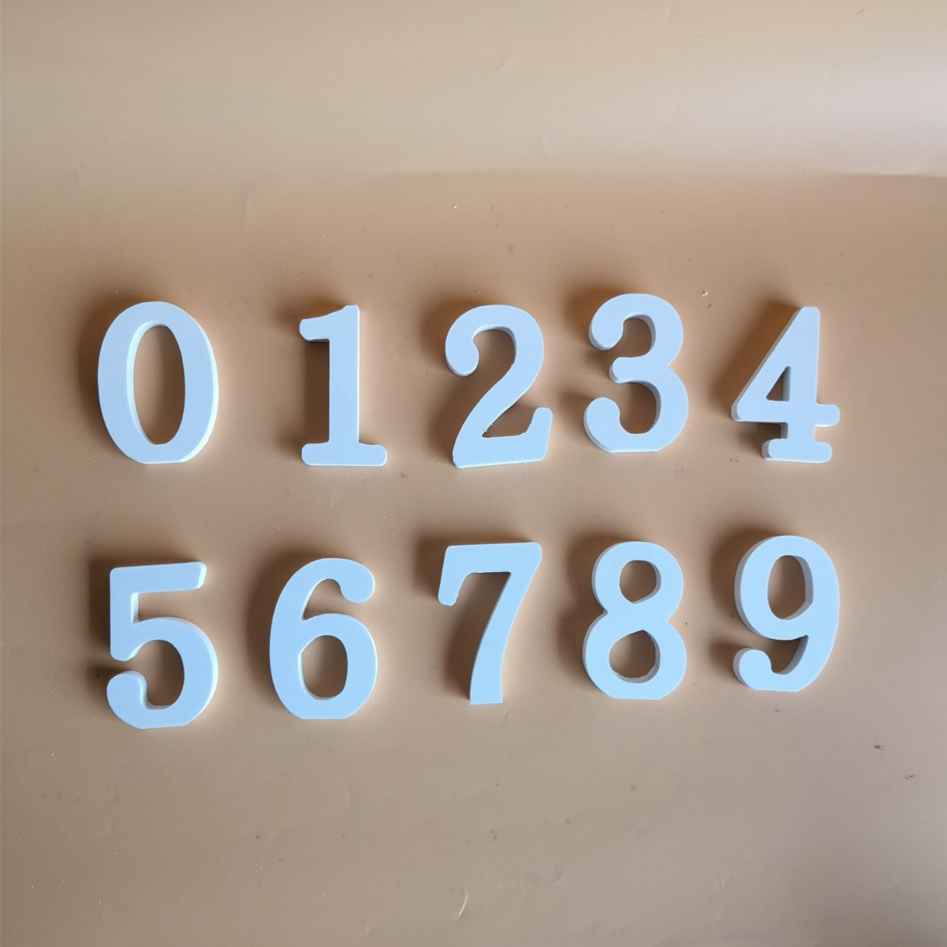 木质英文字母阿拉伯数字摆件0-9木质工艺品DIY数字婚庆拍摄道具