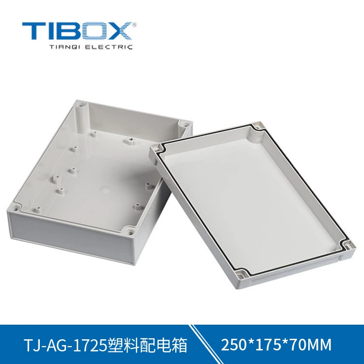 TIBOX водонепроницаемый пластиковый ящик 250*175*70 мм распределительная коробка ABS PC Открытый водонепроницаемый пластиковый ящик для инструментов