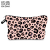 2019 new pattern Cross border Amazon Europe and America Leopard printing Cosmetic clutch bag multi-function travel Storage bag