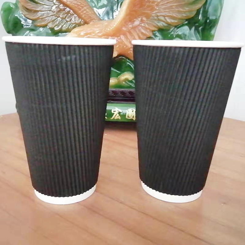 FeiTeng Disposable 16 oz Paper Coffee Cups  Hot  drink Cup