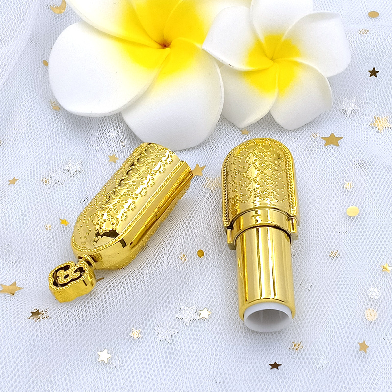 厂家直销高档现货新款大牌后同款金色口红管空管化妆品包材