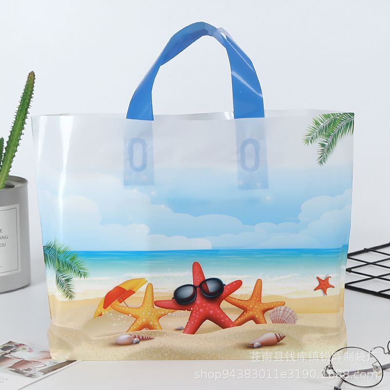 Fábrica directa de plástico bolso de la ropa PE bolsa de embalaje de regalo logotipo impreso ropa bolsa de compras bolsa de la tienda de ropa para niños